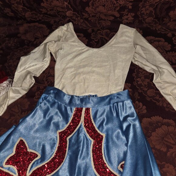 Vintage Dallas Texas Swirlettes Twirlers Western Sequin Costume - Picture 6 of 9